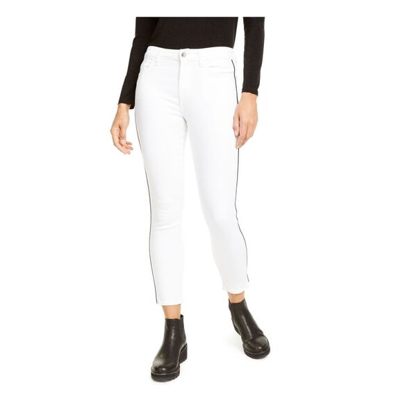 NWT Jen 7 By 7 For All Mankind Womens White Straight leg Jeans 14 - Picture 1 of 4